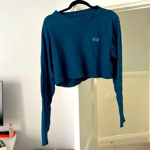 Set active crop long sleeve